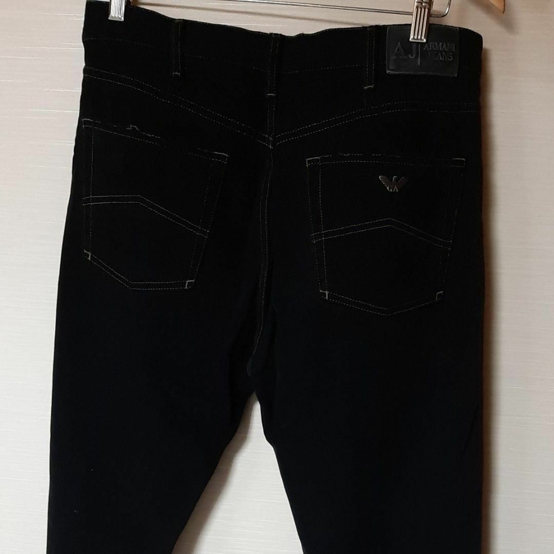 ARMANI JEANS(アルマーニジーンズ)の美品　ジョルジオ・アルマーニ　デニムパンツ　ブラック　36 　アルマーニジーンズ メンズのパンツ(デニム/ジーンズ)の商品写真