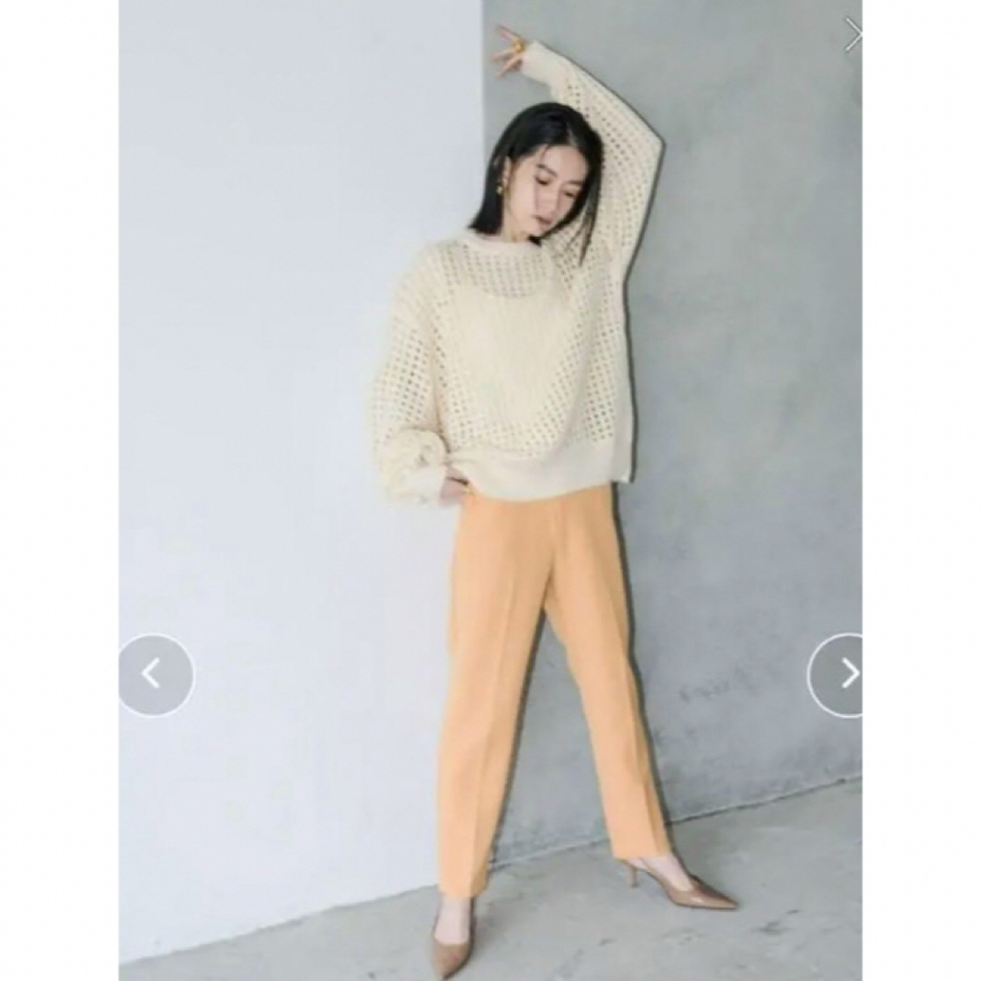 ZARA(ザラ)の新品　AIC. センタープレスカラーテーパードパンツ レディースのパンツ(カジュアルパンツ)の商品写真