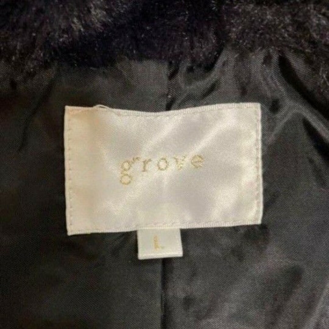 grove ロング ダウン コート レディースのジャケット/アウター(ダウンコート)の商品写真