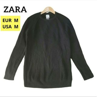 ザラ(ZARA)のZARA ザラ ざっくり ニット セーター ブラック長袖  M(ニット/セーター)