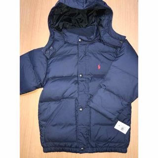 ポロラルフローレン(POLO RALPH LAUREN)の新品 6 ラルフローレン ダウンジャケット 男の子 120cm ネイビーネイビー(ジャケット/上着)