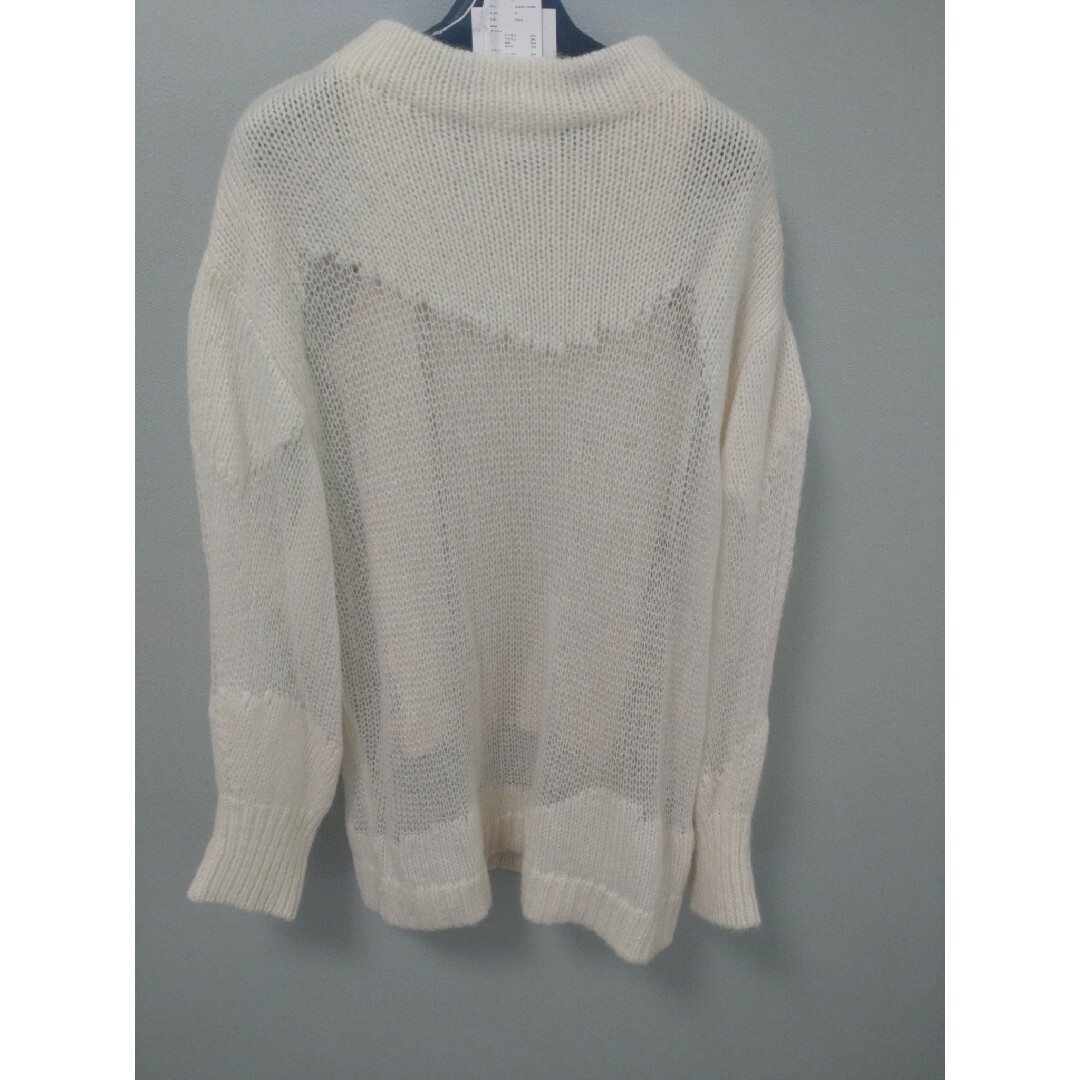 Ameri（アメリ）の「UND MOHAIR WAVE LINE KNIT TOP（ニット