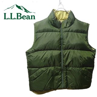 エルエルビーン(L.L.Bean)の【L.L.Bean】リバーシブル グースダウンベスト A-1605(ダウンベスト)