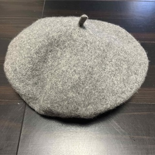 【新品】グレーベレー帽(ハンチング/ベレー帽)