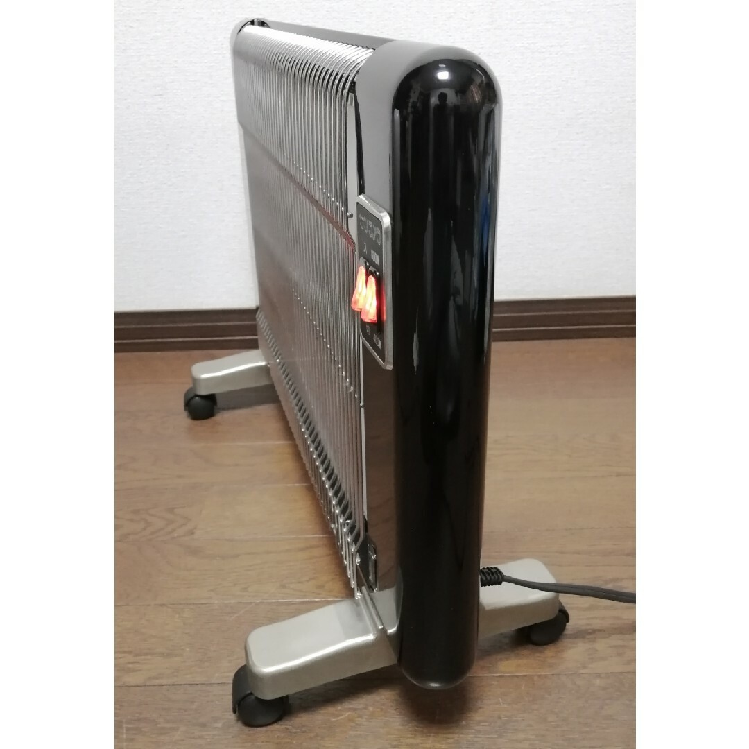 黒 サンラメラ600W型 遠赤外線ニューセラミックヒーター 完動美品 日本製暖房
