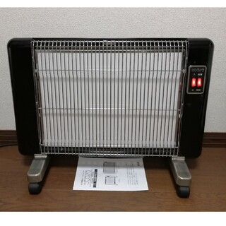 黒 サンラメラ600W型 遠赤外線ニューセラミックヒーター 完動美品 日本製暖房(電気ヒーター)
