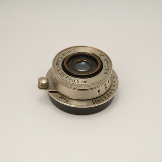 ライカ(LEICA)のLeica elmar 35mm f3.5 ニッケル近接エルマー　0マーク(レンズ(単焦点))