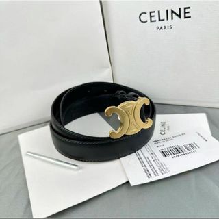 セリーヌ(celine)の<pipiさん専用> セリーヌ スモールトリオンフベルト ブラック(ベルト)