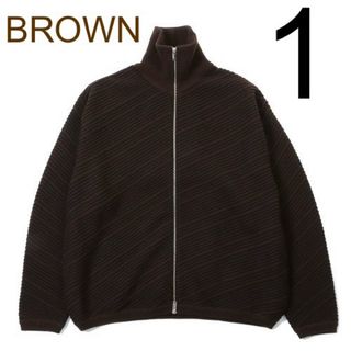 YOKE - YOKE Bias Border Drivers Knit Brown 1の通販｜ラクマ