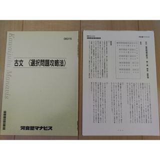 古文〈選択問題攻略法〉河合塾マナビス(語学/参考書)