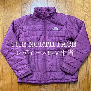 ザノースフェイス(THE NORTH FACE)のノースフェイス　中綿　ダウンジャケット　アウター　レディースS-M相当　パープル(ダウンジャケット)