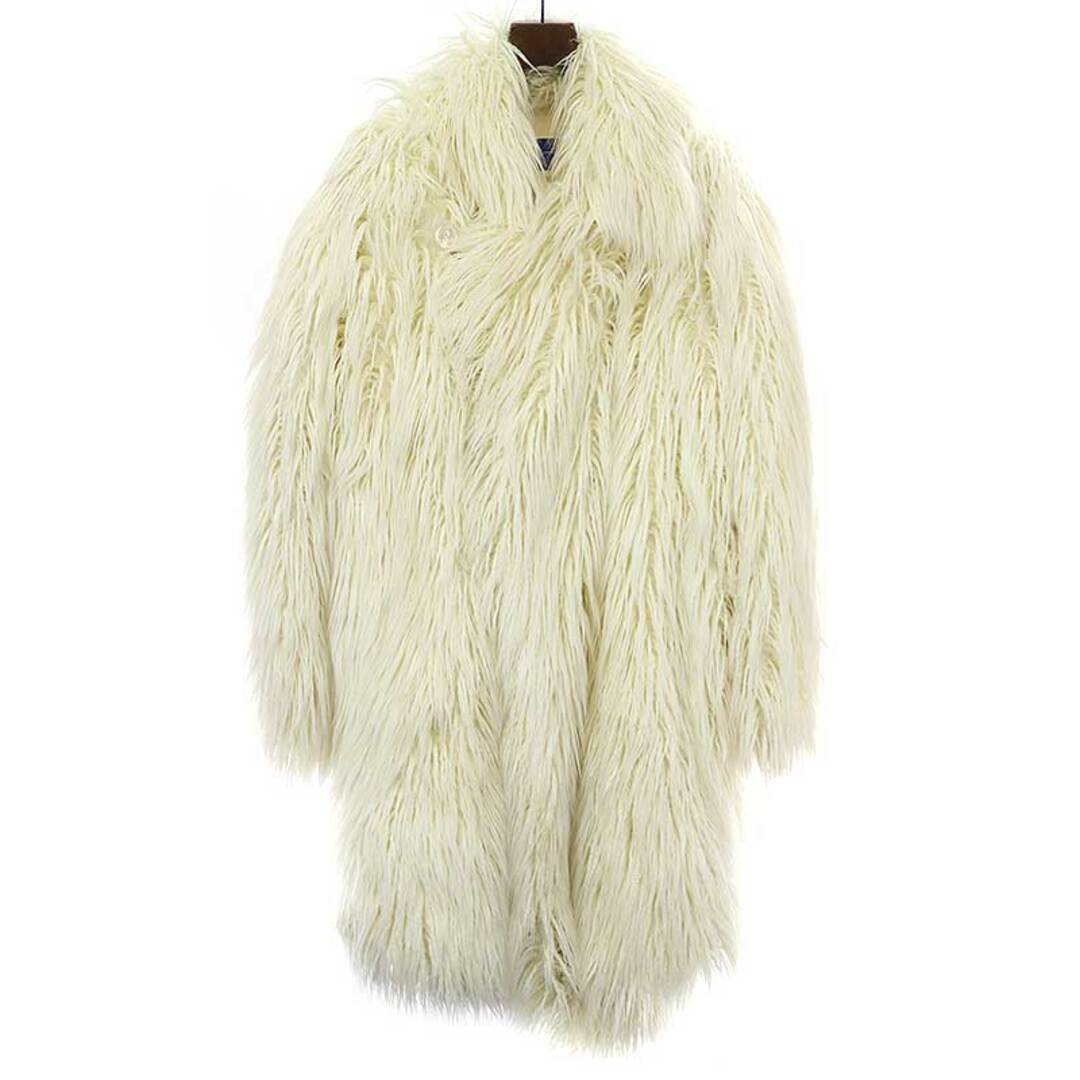 新品未使用品ＳAnton Belinskiy アントンベリンスキー 20AW VEGAN FUR COAT ビッグファーコート ホワイト S