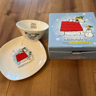 スヌーピー(SNOOPY)のケンタッキー　スヌーピー　ボウル&プレートセット(食器)