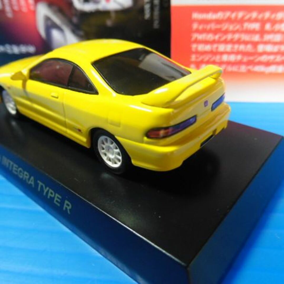 HONDAホンダ　インテグラ（黄）　サークルKサンクス　京商製1/64 エンタメ/ホビーのおもちゃ/ぬいぐるみ(ミニカー)の商品写真