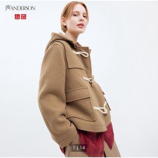 UNIQLO  ウールブレンドダッフルショートコート JW ANDERSON