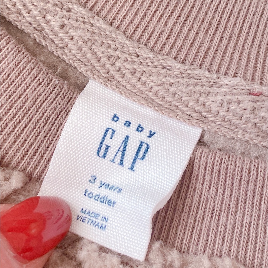 babyGAP(ベビーギャップ)のGAPbaby もこもこトレーナー キッズ/ベビー/マタニティのキッズ服女の子用(90cm~)(ニット)の商品写真