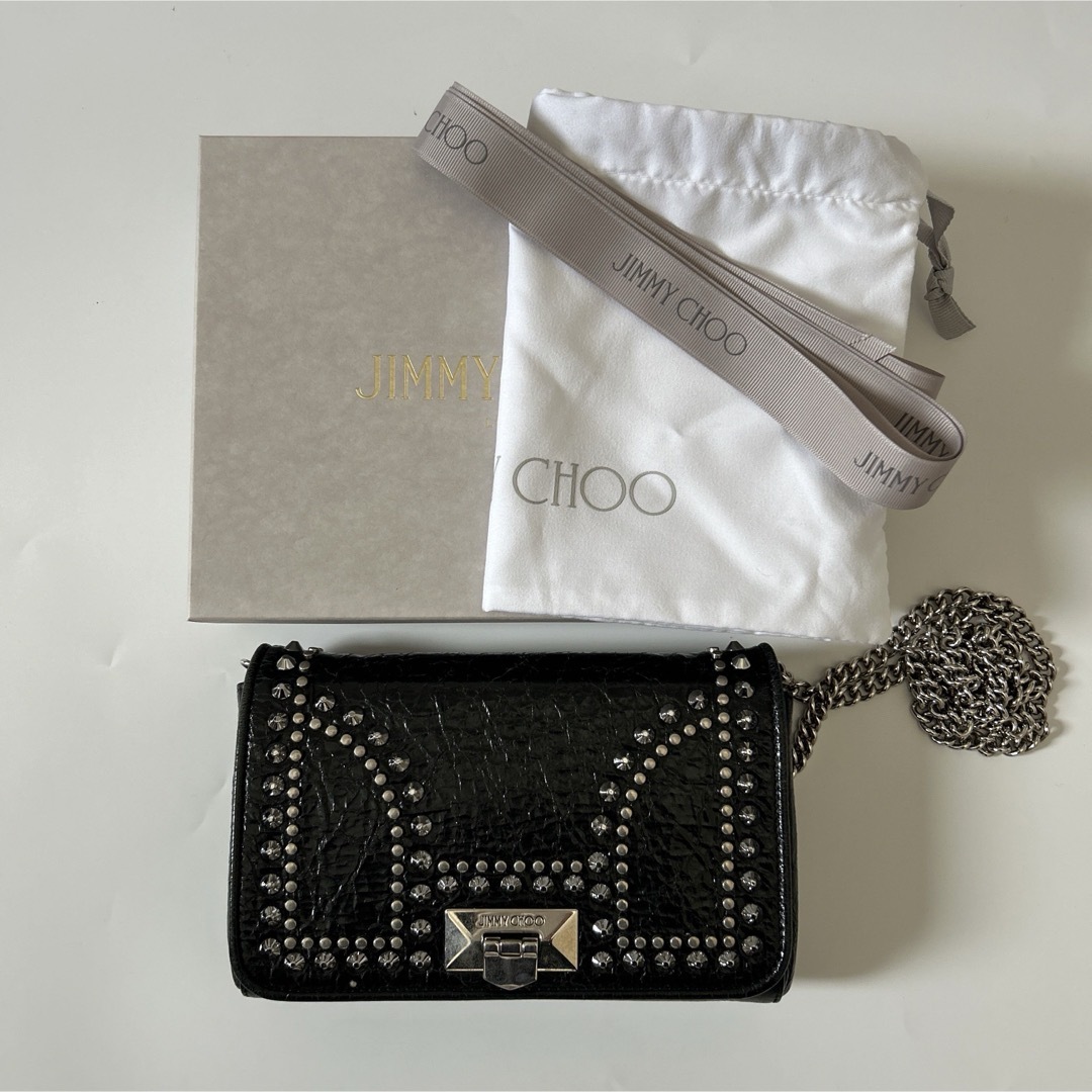 JIMMYCHOOJIMMYCHOO ショルダーバッグ クラッチバッグ 黒