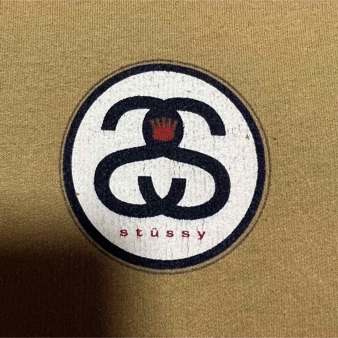 STUSSY(ステューシー)の90s USA製 紺タグ STUSSY スウェット シャネルロゴ　メンズ L相当 メンズのトップス(スウェット)の商品写真