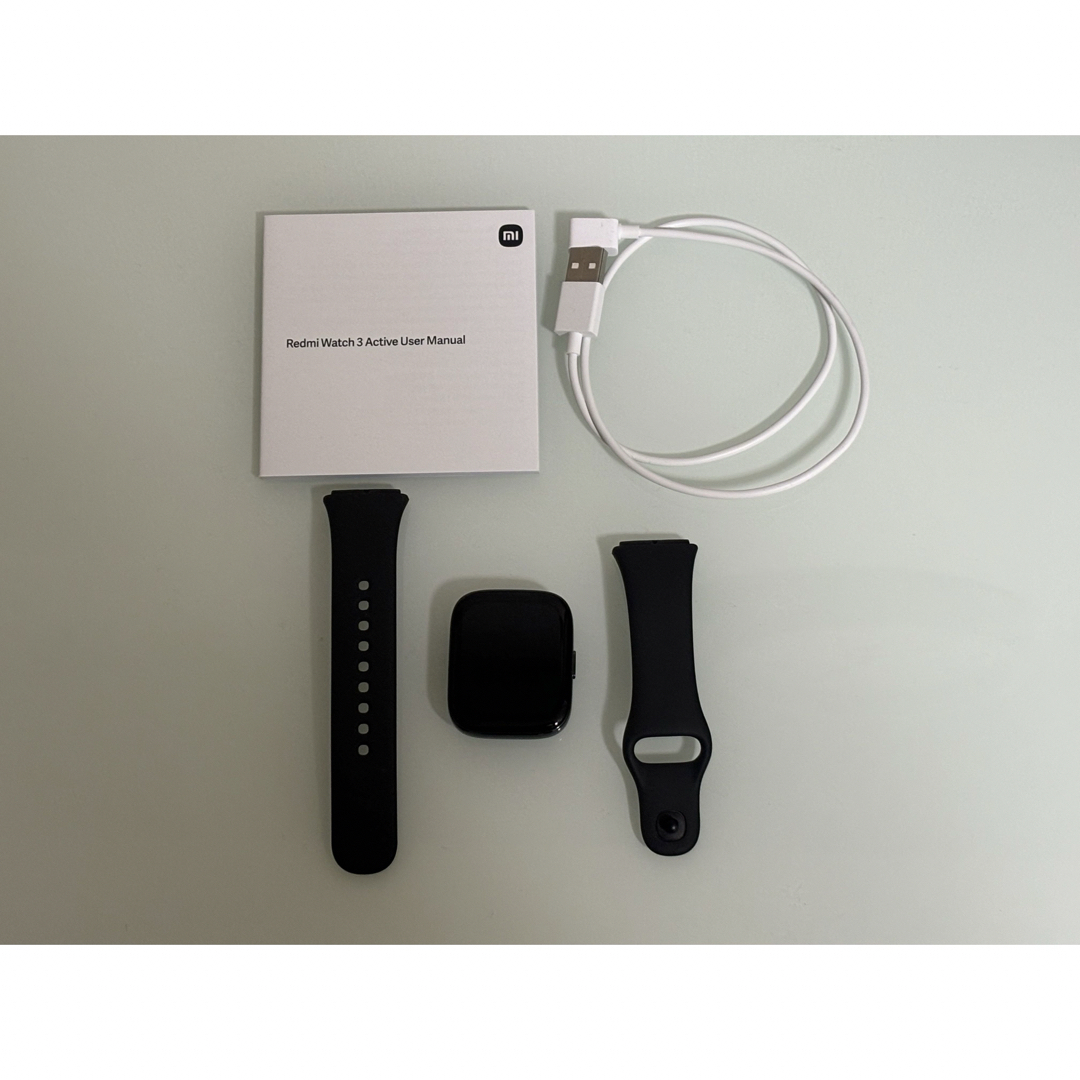 Xiaomi(シャオミ)のXiaomi（シャオミ） Redmi Watch 3 Active ブラック メンズの時計(腕時計(デジタル))の商品写真
