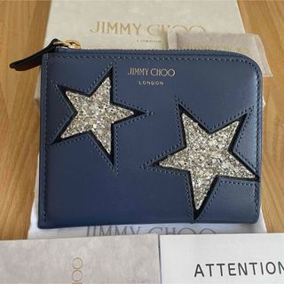 ジミーチュウ(JIMMY CHOO)の新品同様　極美品　ジミーチュウ　コインケース　カードケース　スター　ホログラム(コインケース)