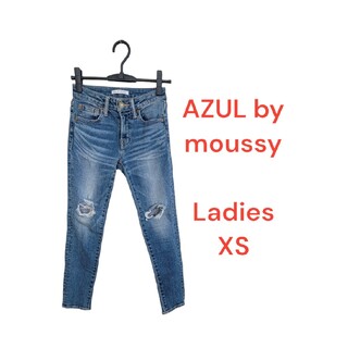 アズールバイマウジー(AZUL by moussy)のAZUL by moussy★ダメージデニム(デニム/ジーンズ)