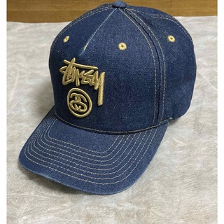 ステューシー(STUSSY)の激レア レア stussy デニム キャップ ウール セリーヌ バレンシアガ(キャップ)