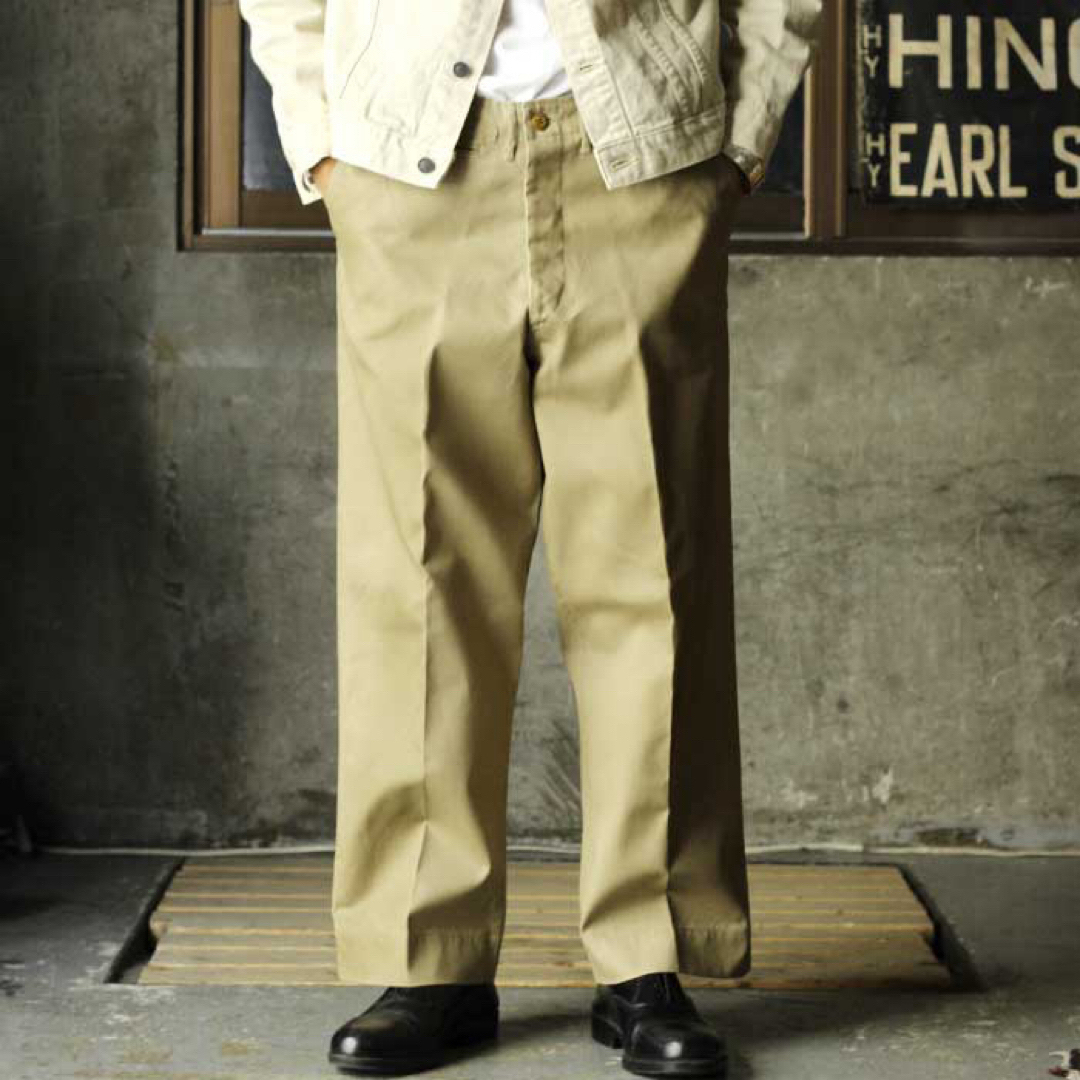 メンズa.presse Vintage US ARMY Chino Trousers3