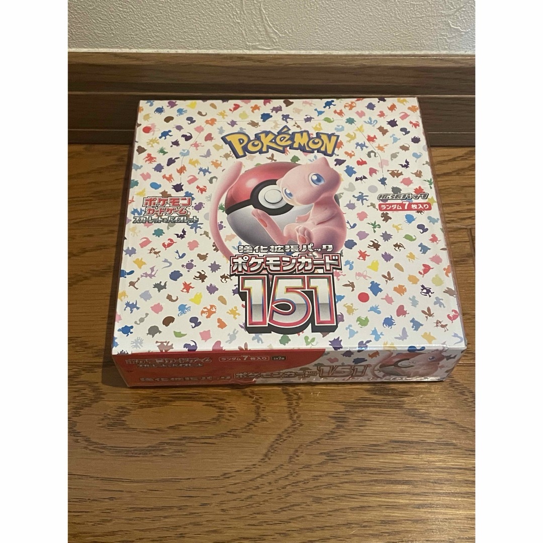新品未開封 ポケモンカード 151 BOX シュリンク付き 新品未開封 ポケモンカード 151 BOX シュリンク付き