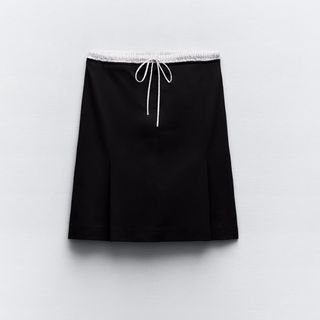 ザラ(ZARA)のZARA コンビボクサースカート(ひざ丈スカート)