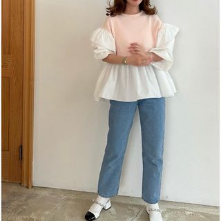 ユナイテッドアローズ(UNITED ARROWS)のアンミヌ　ブロッサムドッキングトップス(シャツ/ブラウス(長袖/七分))