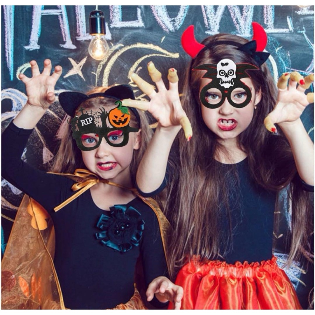 5個セット ハロウィン メガネ 子供用 飾り ハロウィン グッズ
