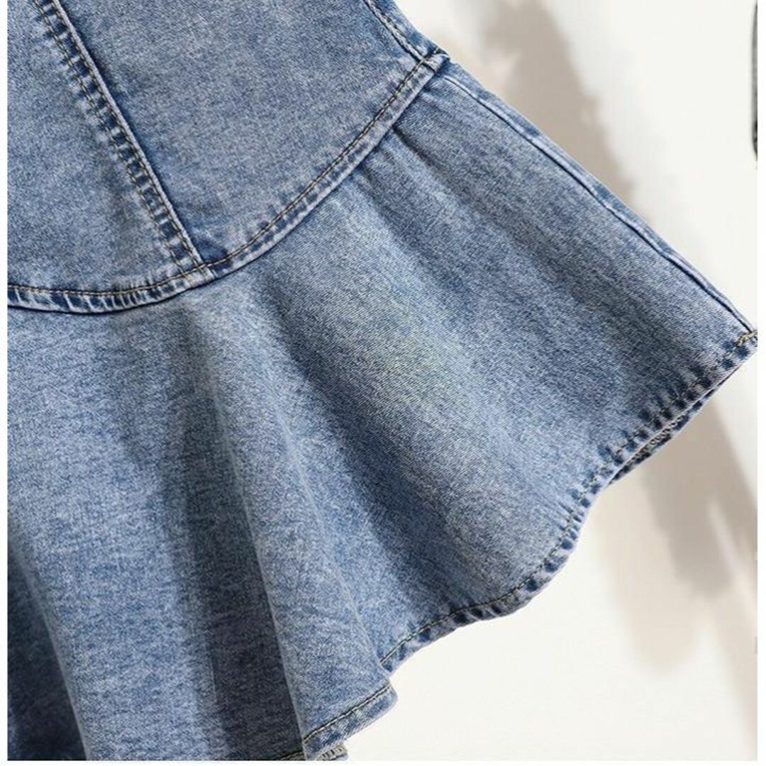 【即納　3XL】大きいサイズ レディース デニム　ミニスカート　 新品 　 レディースのスカート(ミニスカート)の商品写真