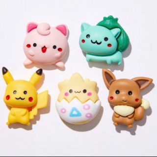 ポケモン(ポケモン)のポケモンデコパーツ 5個セット(各種パーツ)