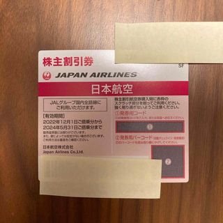 日本航空　株主優待　航空券割引券(航空券)