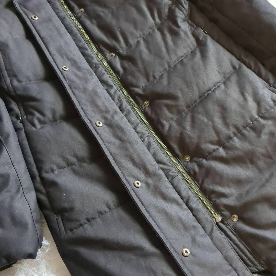 PLST(プラステ)のプラステ ダウンコート ビックカラー ボリュームカラー ロング 紺 4 XL レディースのジャケット/アウター(ダウンコート)の商品写真