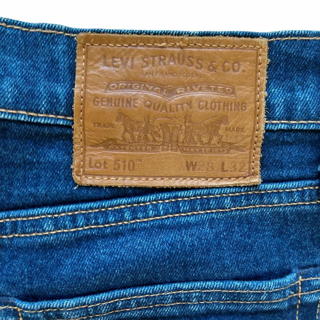 Levi's(リーバイス)のLevi's510スキニーデニムパンツW28約73cm メンズのパンツ(デニム/ジーンズ)の商品写真