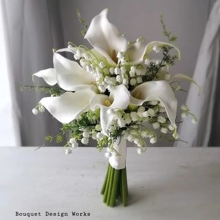 カラーと鈴蘭のブーケの通販 by Bouquet Design Works's shop