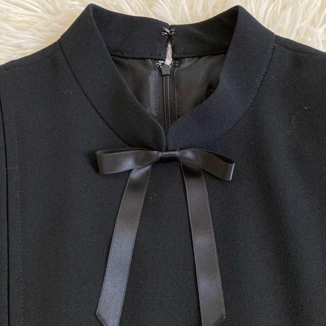 SOIR BENIR(ソワールベニール)のソワールべニール　フォーマルワンピース　ブラック　礼服　9号　冠婚葬祭 レディースのフォーマル/ドレス(礼服/喪服)の商品写真