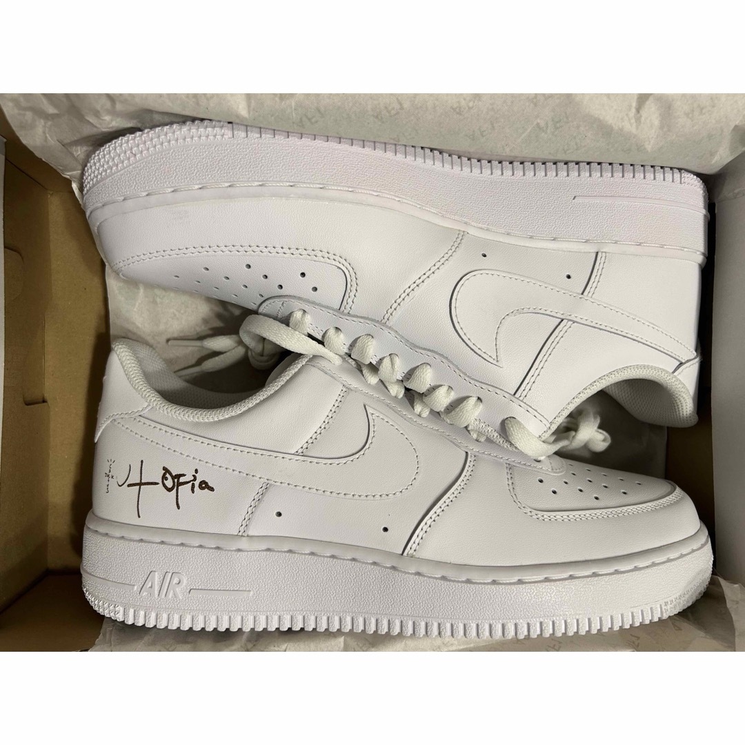 スニーカーTravis Scott NIKE AIR FORCE 1 UTOPIA 27