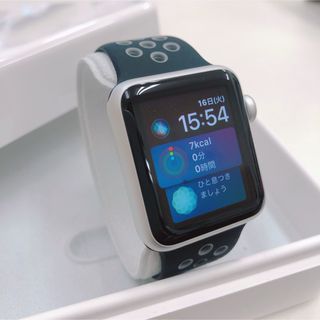 アップルウォッチ(Apple Watch)のアップルウォッチ 38mm シルバー .SPORT apple watch(その他)