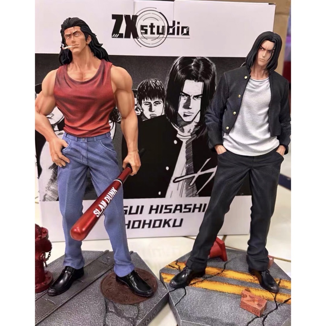 SLAM DUNK スラムダンク 鉄男 &三井寿GK ガレージキット 2体の SLAM DUNK スラムダンク 鉄男 &三井寿GK ガレージキット 2体の