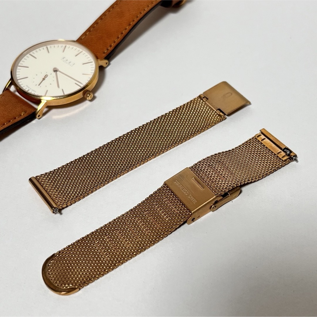 KNOT(ノット)のknot 腕時計　ピンクゴールド　セット レディースのファッション小物(腕時計)の商品写真