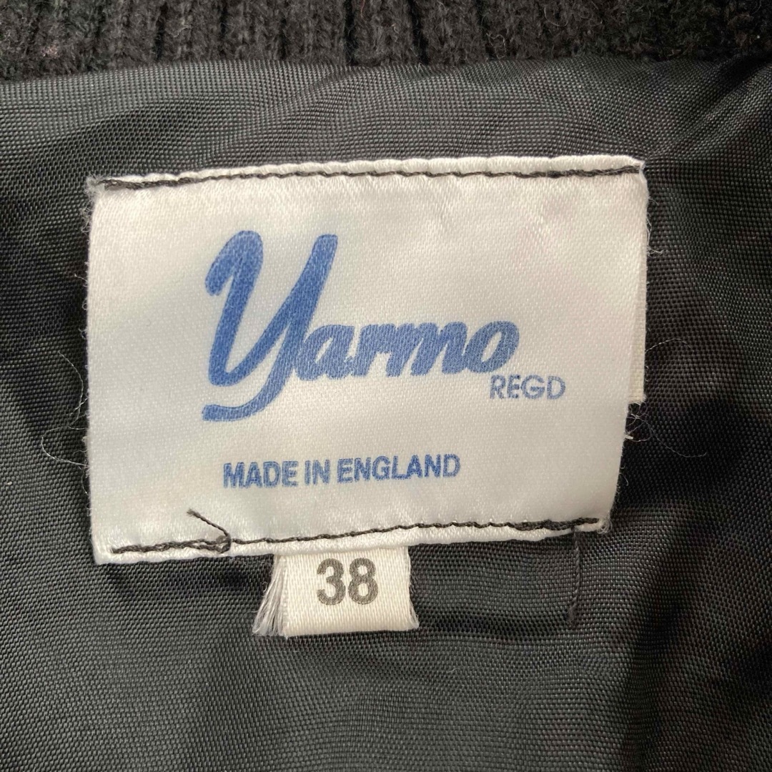 Yarmo(ヤーモ)のYARMO ヤーモ 英国製 ドンキーコート 38 ブラック コーデュロイ メンズのジャケット/アウター(ブルゾン)の商品写真