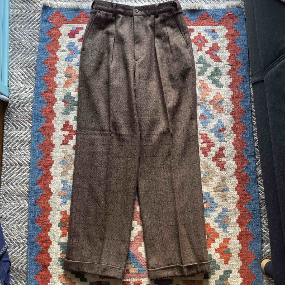 POLO RALPH LAUREN(ポロラルフローレン)のPOLO RALPH LAUREN WOOL CHECK TROUSERS メンズのパンツ(スラックス)の商品写真