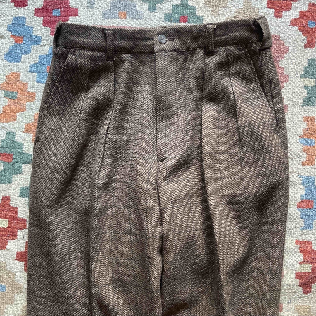 POLO RALPH LAUREN(ポロラルフローレン)のPOLO RALPH LAUREN WOOL CHECK TROUSERS メンズのパンツ(スラックス)の商品写真