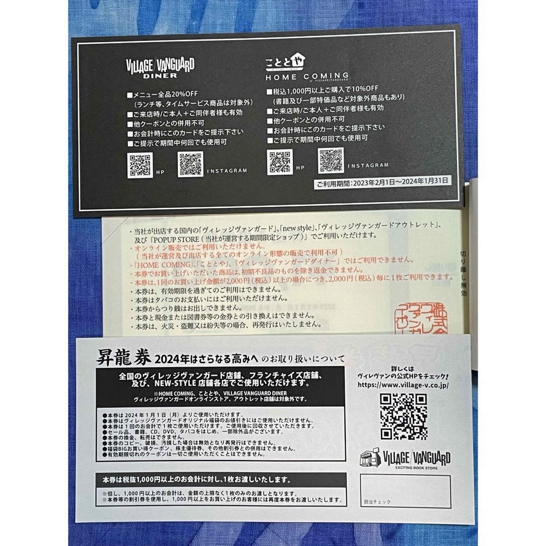 おまけ付き！ヴィレッジヴァンガード　株主優待券　5枚 チケットの優待券/割引券(ショッピング)の商品写真