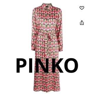 値下げ❣️PINKO 個性的なタイトワンピースサイズ42