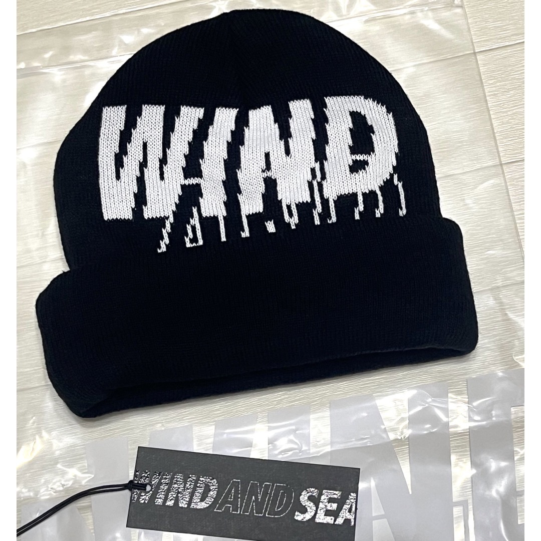 WIND AND SEA(ウィンダンシー)のWIND AND SEA Jacquard Beanie Black  メンズの帽子(ニット帽/ビーニー)の商品写真