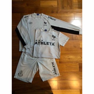 アスレタ(ATHLETA)のアスレタ プラクティスウェア セット グレー(ウェア)