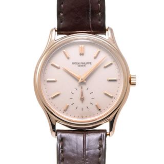 パテックフィリップ(PATEK PHILIPPE)の中古 パテック フィリップ PATEK PHILIPPE 3923R 18***** アイボリー メンズ 腕時計(腕時計(アナログ))